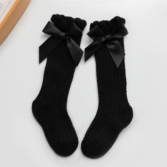 -Chaussettes hautes papillon pour bébé fille