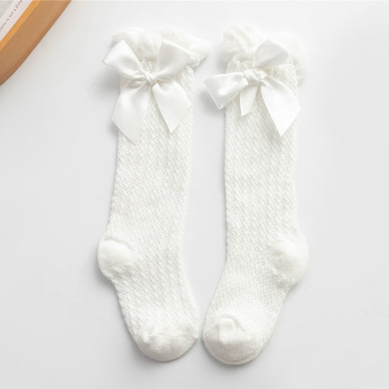 -Chaussettes hautes papillon pour bébé fille