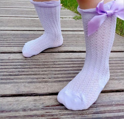 -Chaussettes hautes papillon pour bébé fille