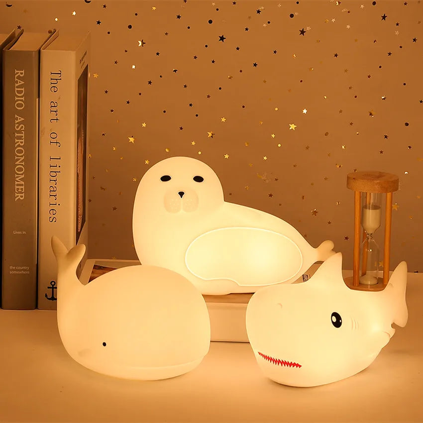 Cute Water Drop Night Light – Soft & Calming for Kids