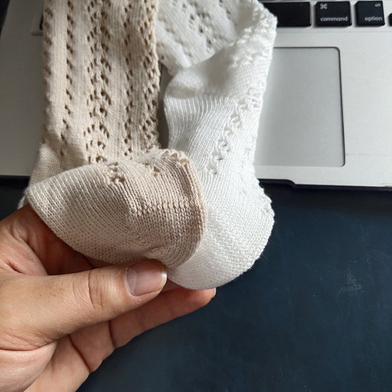 -Chaussettes hautes papillon pour bébé fille