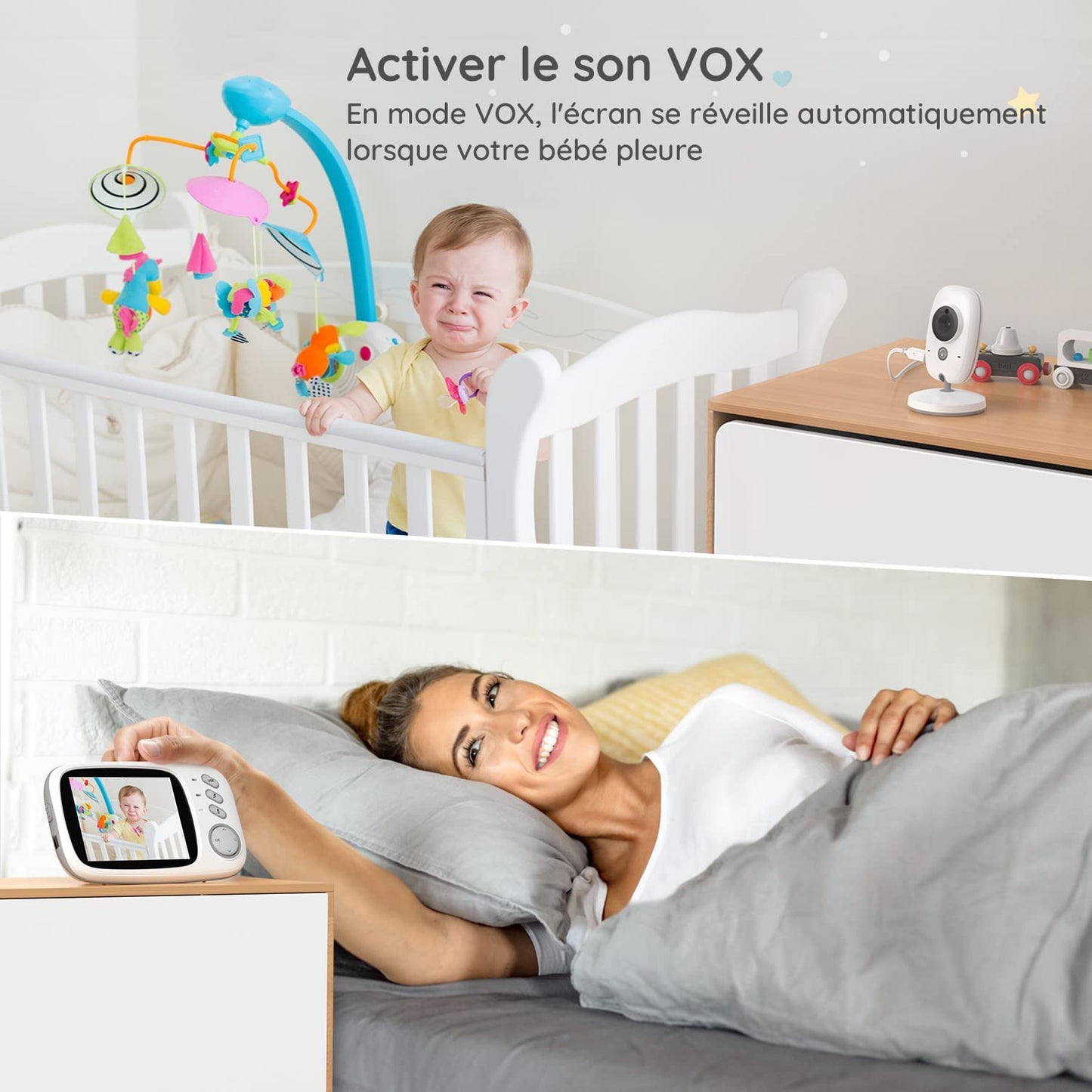 Moniteur vidéo pour bébé