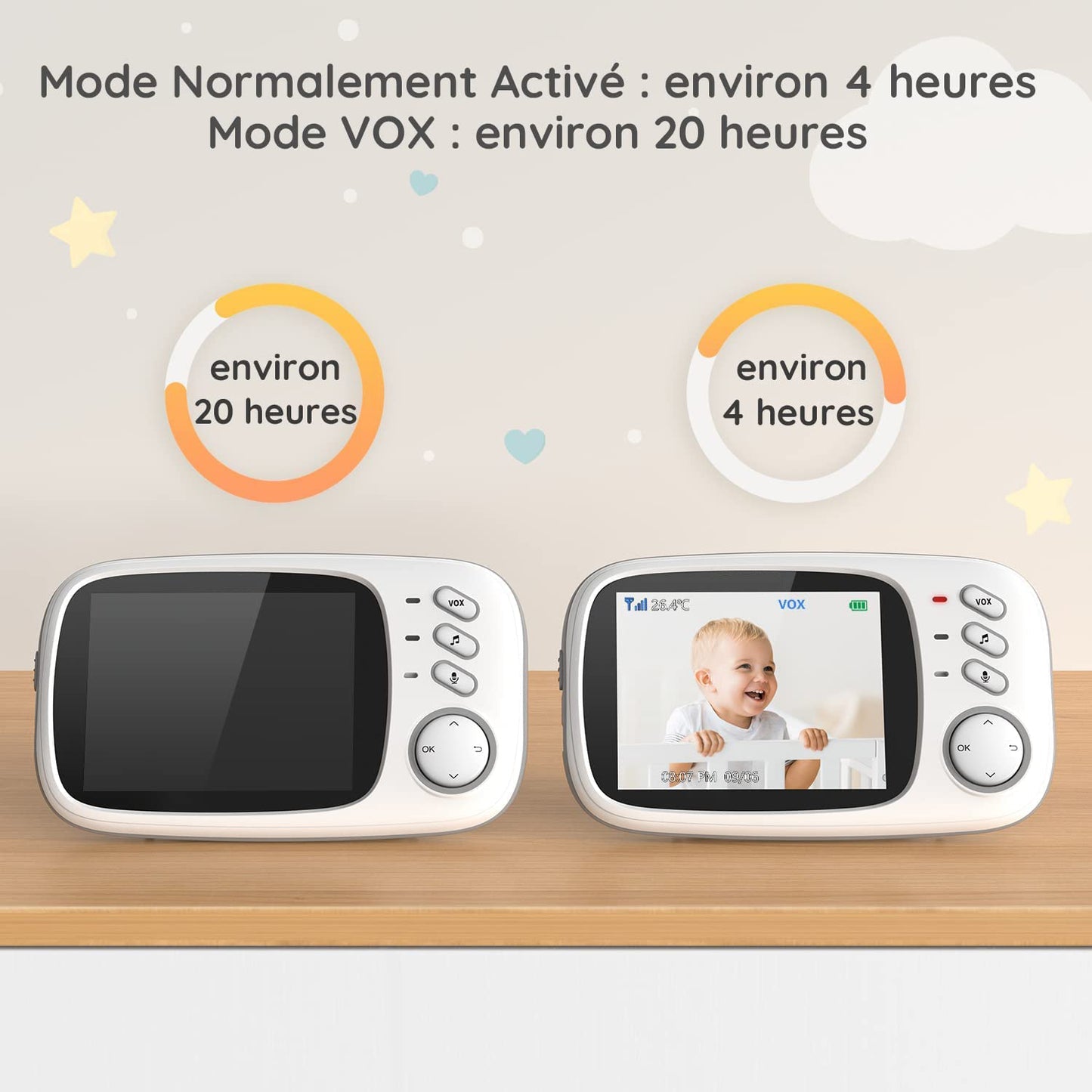 Moniteur vidéo pour bébé