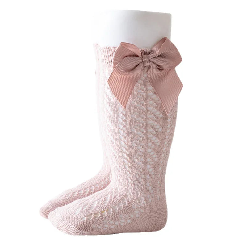 -Chaussettes hautes papillon pour bébé fille