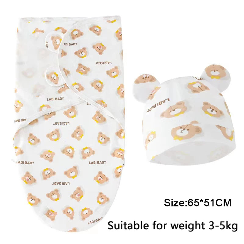 BABY SLEEPING BAG WITH BONNET | TINYMUMS™