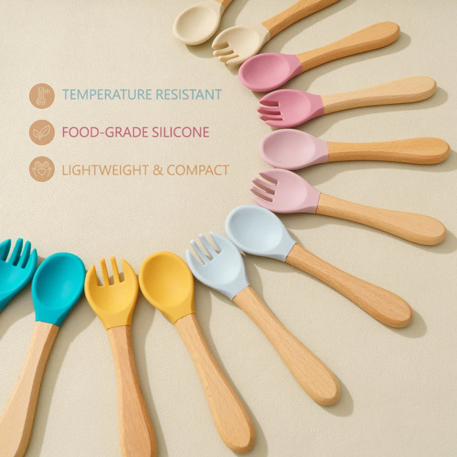 SILICONE BOWL + SPOON SET | BABYBOL™