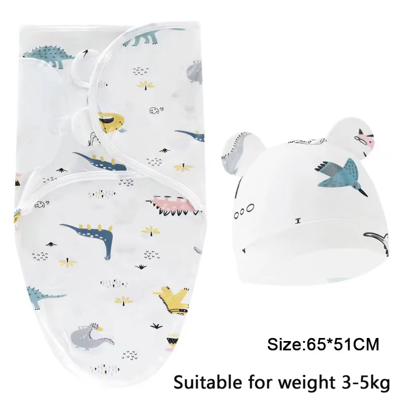 BABY SLEEPING BAG WITH BONNET | TINYMUMS™