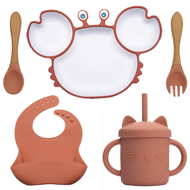 Crab Shaped Baby Meal Kit – Fun & Practical Feeding Set