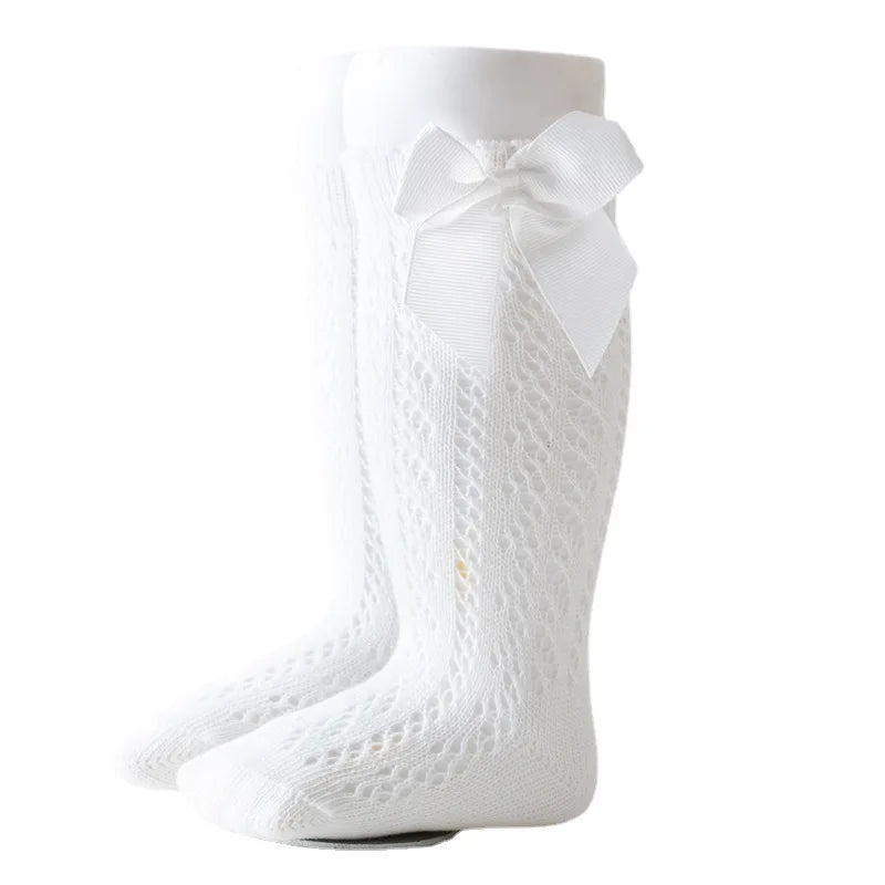 -Chaussettes hautes papillon pour bébé fille