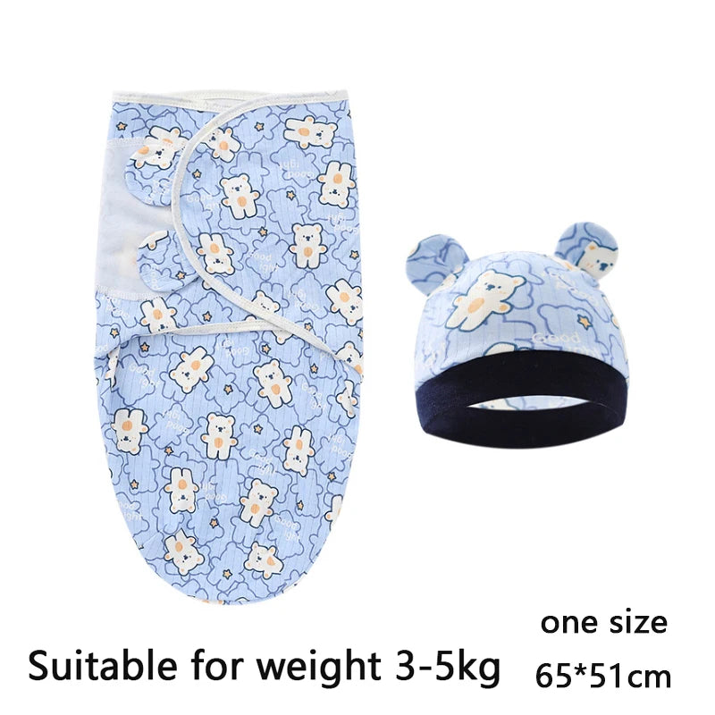 BABY SLEEPING BAG WITH BONNET | TINYMUMS™