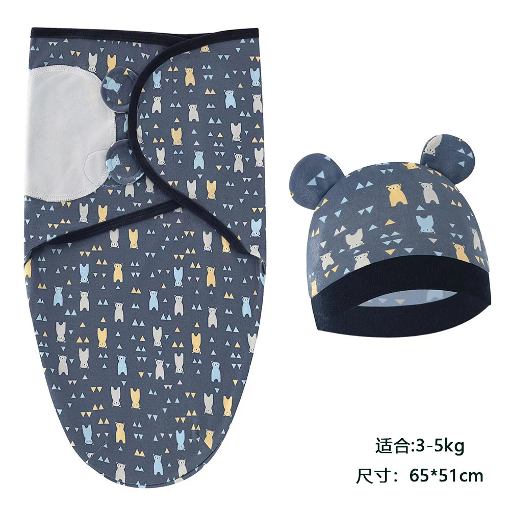 BABY SLEEPING BAG WITH BONNET | TINYMUMS™