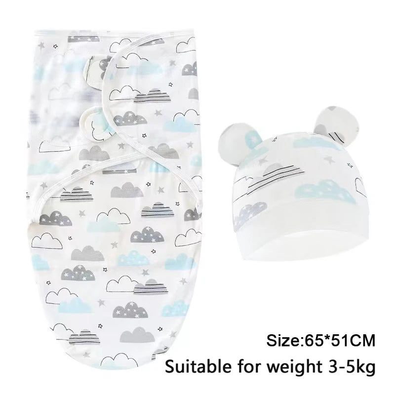 BABY SLEEPING BAG WITH BONNET | TINYMUMS™