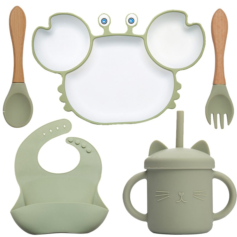 Crab Shaped Baby Meal Kit – Fun & Practical Feeding Set