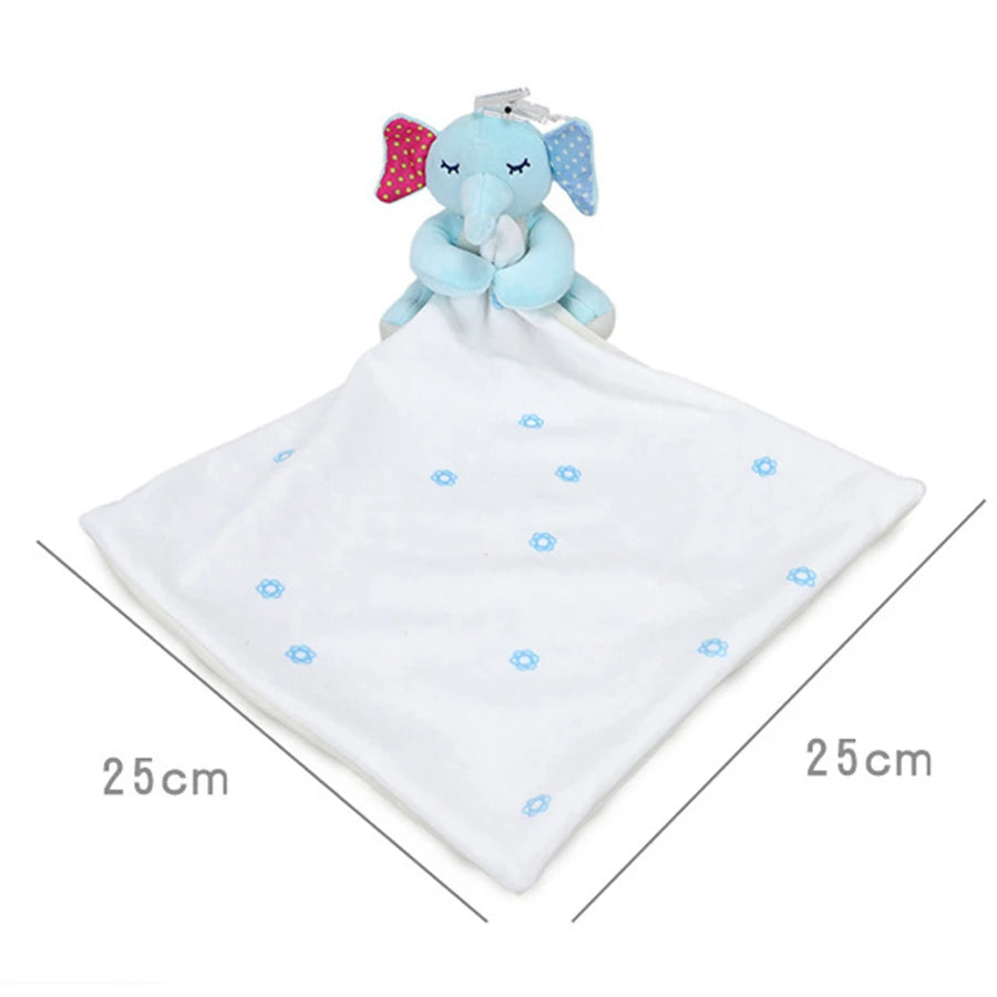 PERSONALIZED ANIMAL PATTERNED BABY BLANKET PLUSH | NAMYPLUSH™