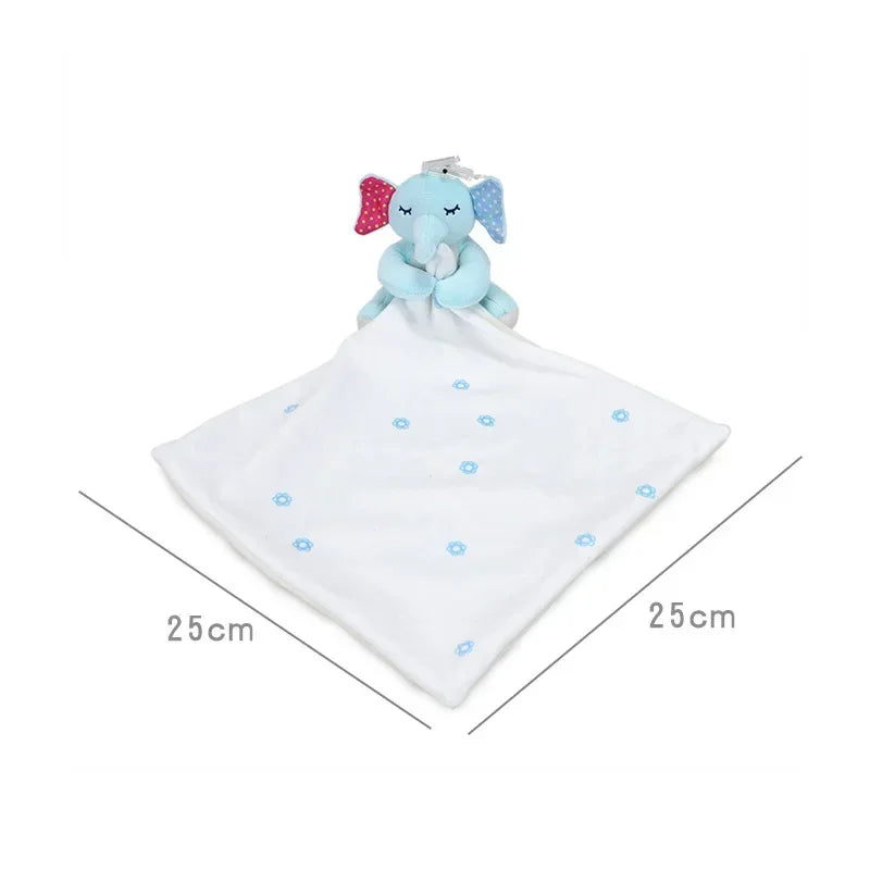 PERSONALIZED ANIMAL PATTERNED BABY BLANKET PLUSH | NAMYPLUSH™