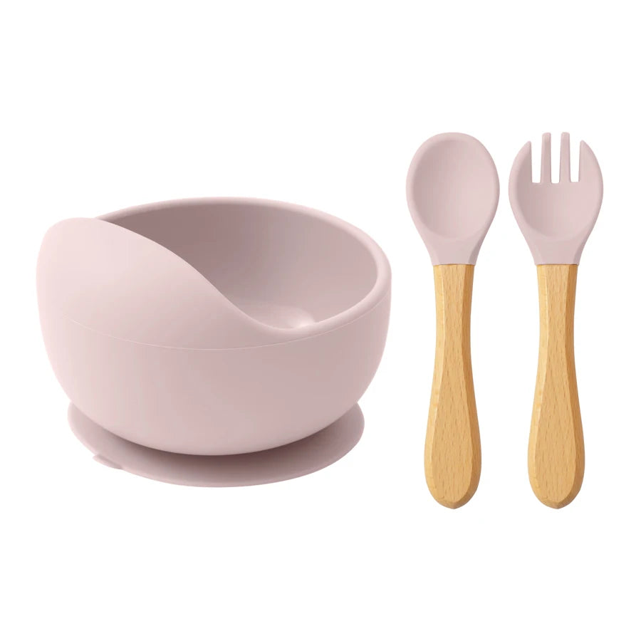 SILICONE BOWL + SPOON SET | BABYBOL™