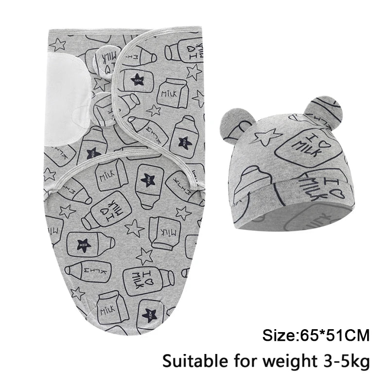 BABY SLEEPING BAG WITH BONNET | TINYMUMS™