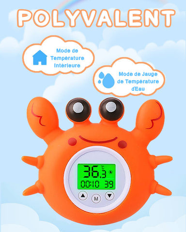 Crab Shaped Baby Bath Thermometer – Safe & Fun Bath Time