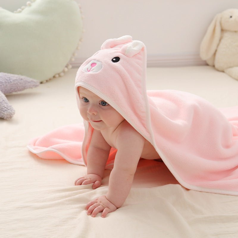 Animal Pattern Baby Bath Cape - TinyMums