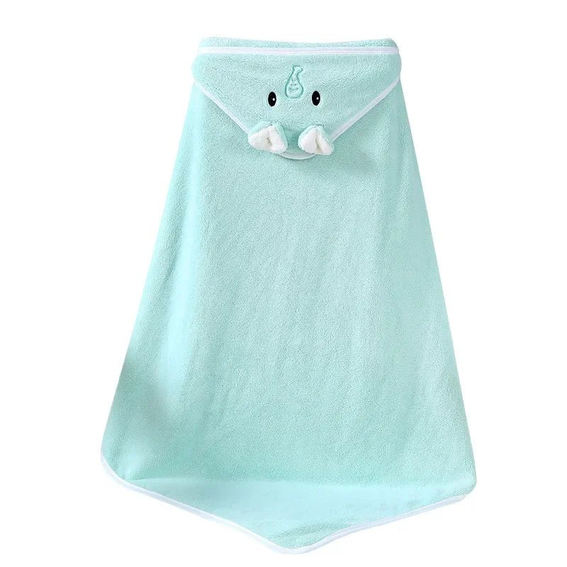 Animal Pattern Baby Bath Cape - TinyMums