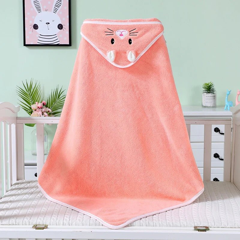 Animal Pattern Baby Bath Cape - TinyMums