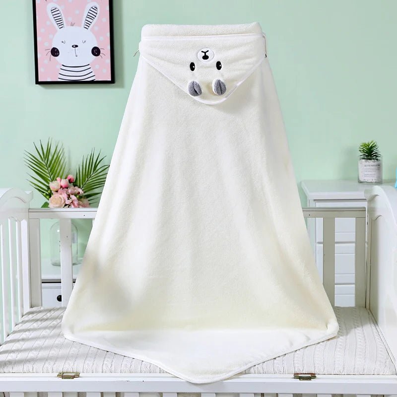 Animal Pattern Baby Bath Cape - TinyMums