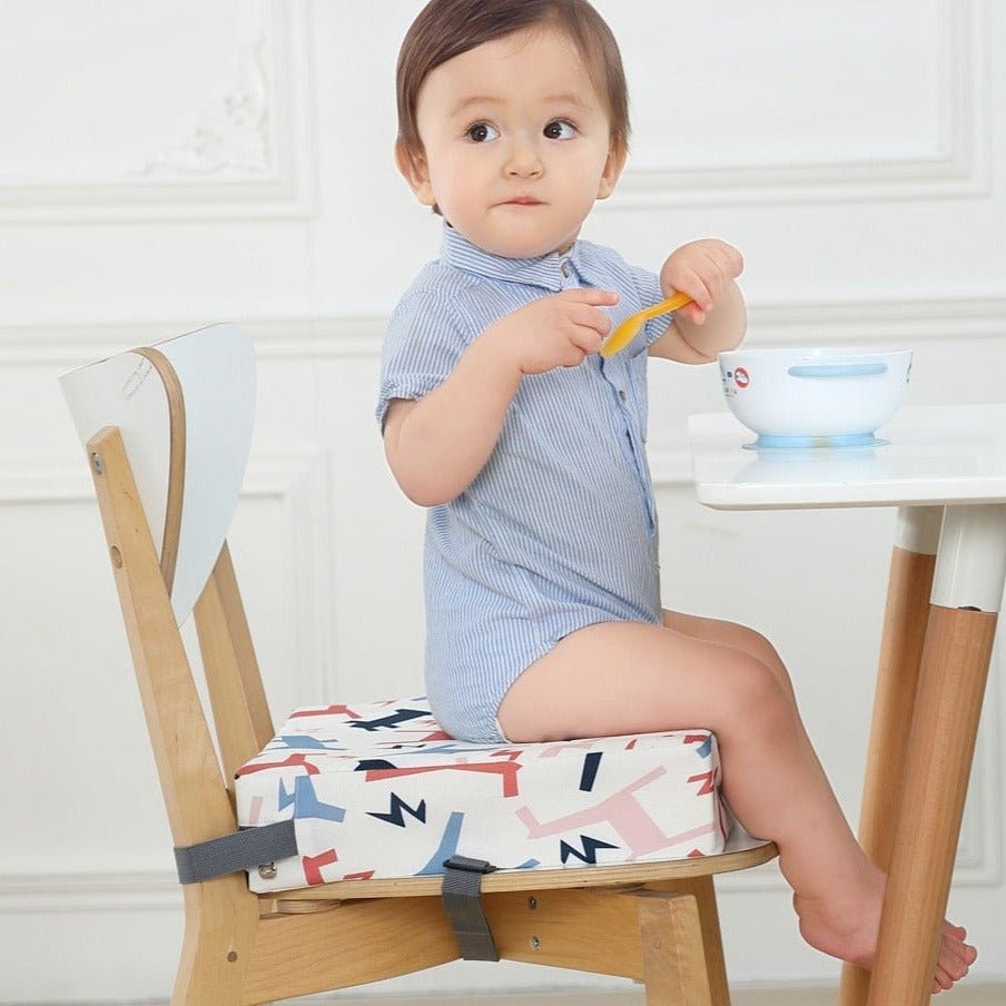 Baby Booster Chair with Adorable Patterns - TinyMums